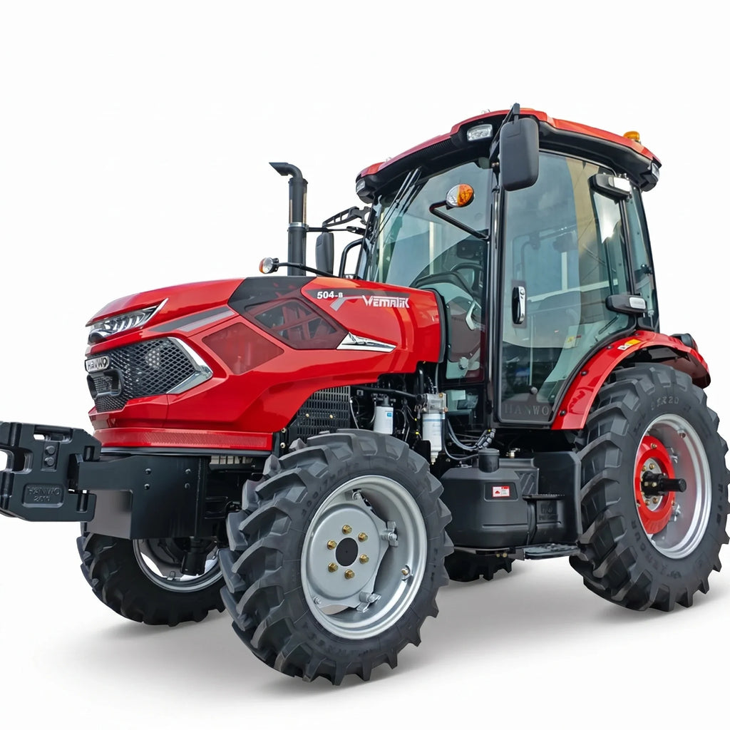 Petit tracteur « HANWO 504-B » - 50 ch diesel, transmission intégrale, cabine climatisée