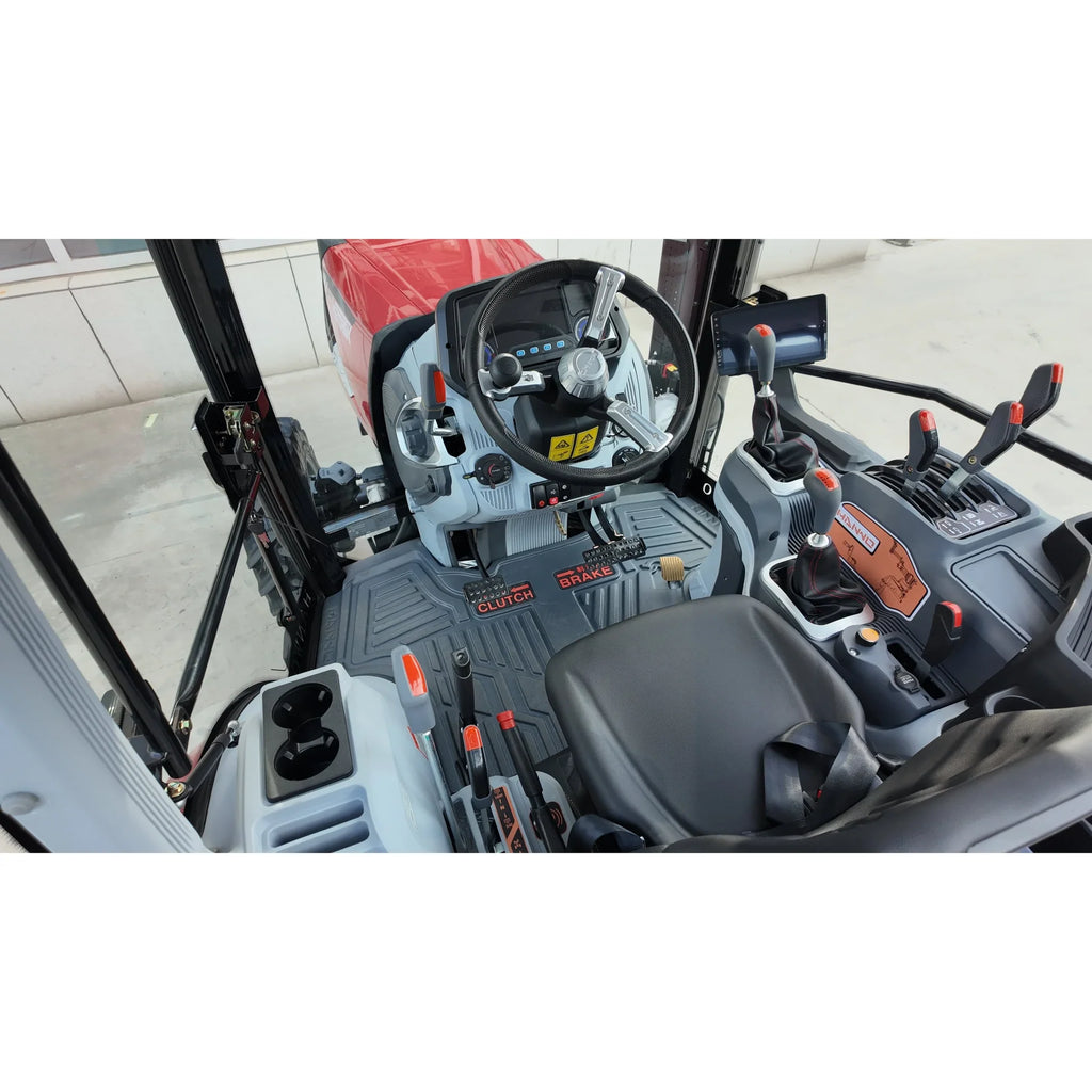 Petit tracteur « HANWO 504-B » - 50 ch diesel, transmission intégrale, cabine climatisée
