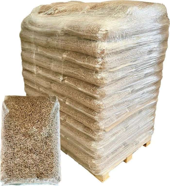 Granulés de bois de chêne 6 mm – 1020 kg (68 x 15 kg)