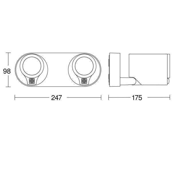 Détecteur de mouvement Steinel Spot DUO Sensor Connected Sensor LED Spotlight IP44 058654