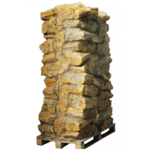 88 filets de bois de chauffage fendu en bouleau séché au four, 25 cm