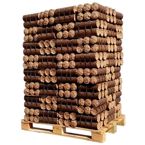 Bois compressé – palette de 960 kg – Longue durée de combustion