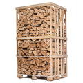 Palette de bois 2,5 stères 50cm bois de chauffage sec - box de bûches coupées fendues de 2,1m3 chêne / hêtre / châtaigniers