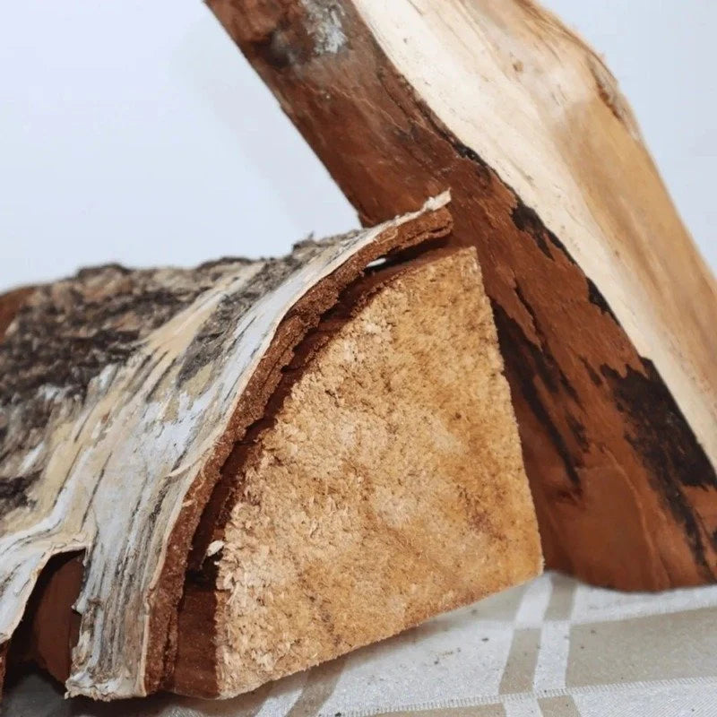 Bois de chauffage de bouleau de 25 cm – 4 grands sacs de 1,0 SRM chacun