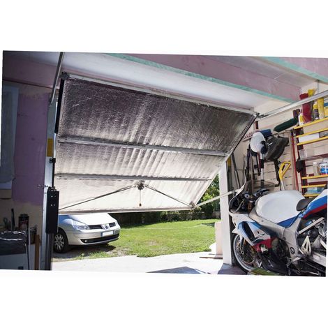 Tapis isolant pour porte de garage à 3 couches